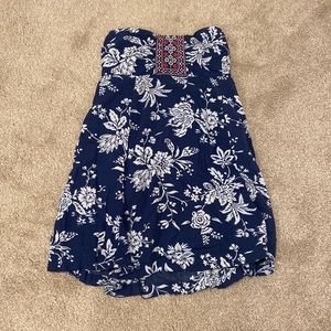 Abercrombie & Fitch Strapless Floral Dress